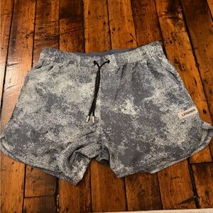 Legends Blue Gray and Light Blue White Patterned Shorts